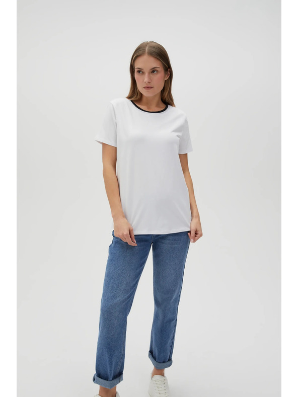 Moodo Bijela ženska majica Moodo