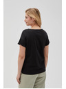 Moodo Ženska crna majica Moodo