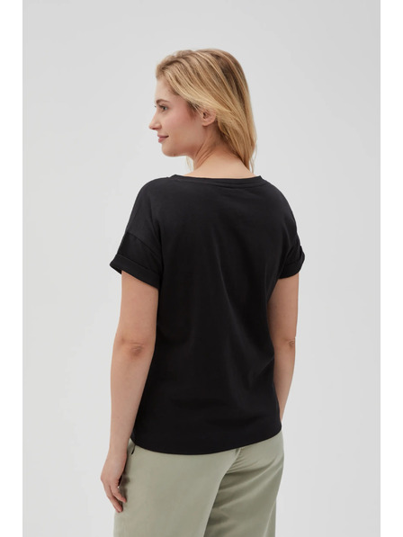 Moodo Ženska crna majica Moodo