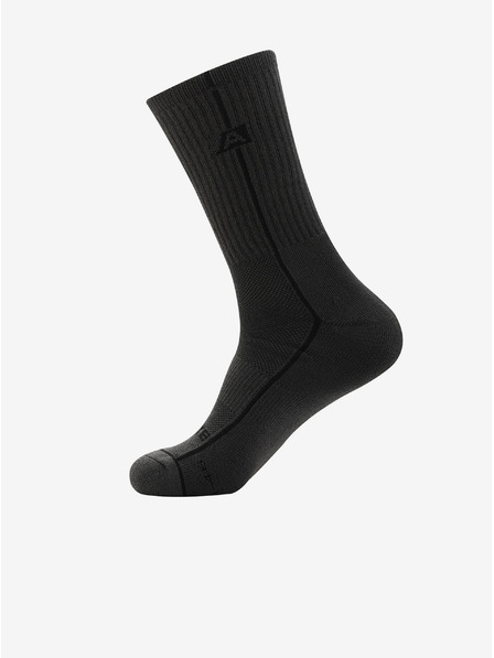 ALPINE PRO Unisex čarape s antibakterijskim tretmanom ALPINE PRO BANFF 2 sive