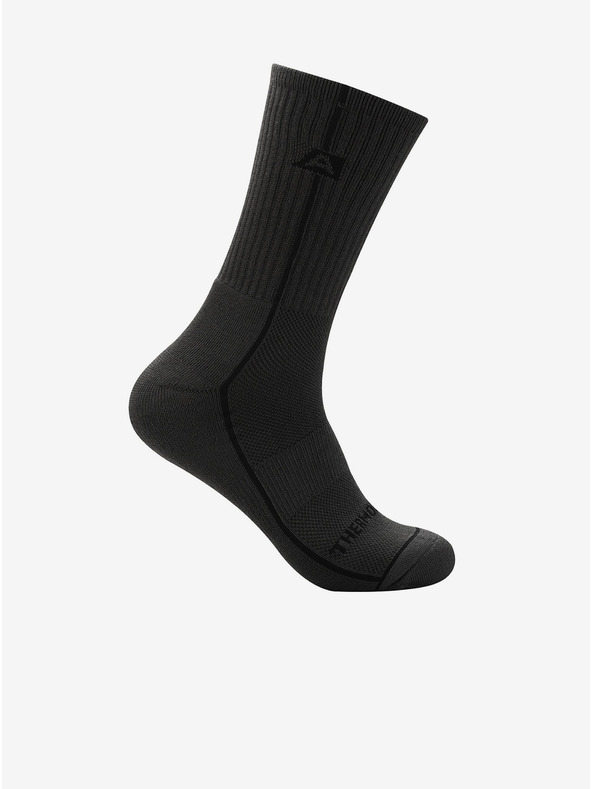 ALPINE PRO Unisex čarape s antibakterijskim tretmanom ALPINE PRO BANFF 2 sive