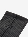 ALPINE PRO Unisex čarape s antibakterijskim tretmanom ALPINE PRO BANFF 2 sive