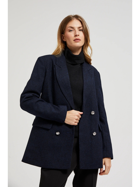 Moodo Moodo tamnoplava ženska jakna