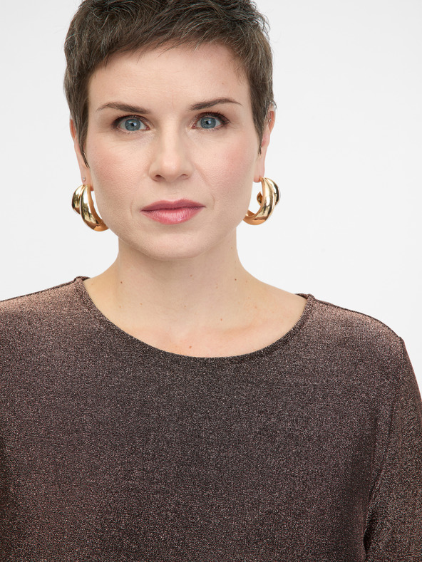 Orsay Svijetlo smeđa ženska midi haljina ORSAY