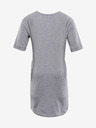 ALPINE PRO Alpine Pro MOLEDA siva ženska pamučna haljina