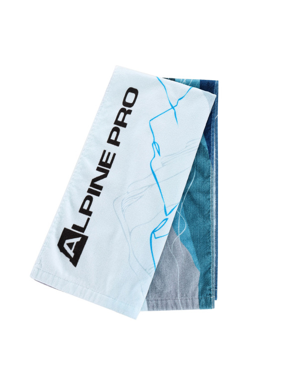 ALPINE PRO Pamučni ručnik ALPINE PRO OMARO bijeli