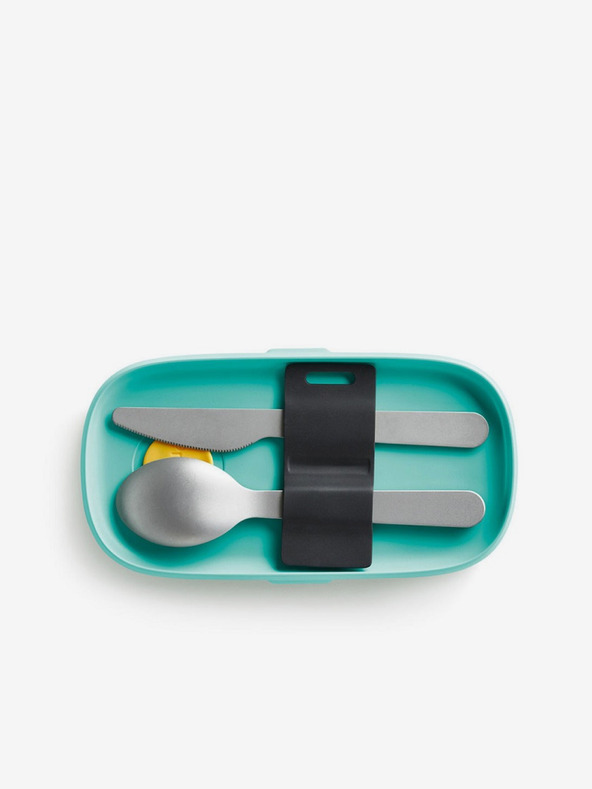 Lékué Crno-tirkizni kutija za ručak Lékué LunchBox To Go (1000 ml)