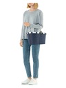 Reisenthel Torba Reisenthel Carrybag Herringbone Dark Blue