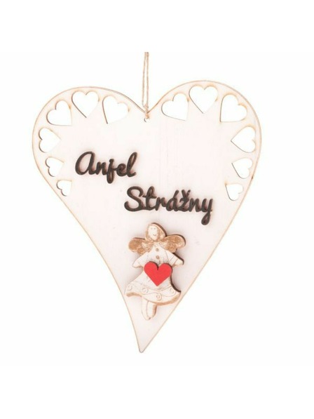 Casa de Engel Drveno viseće srce s natpisom (CZ), 0/50