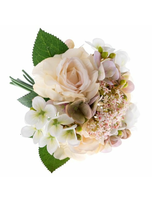 Casa de Engel Artificijalni buket hortenzija i ruža, 24/96