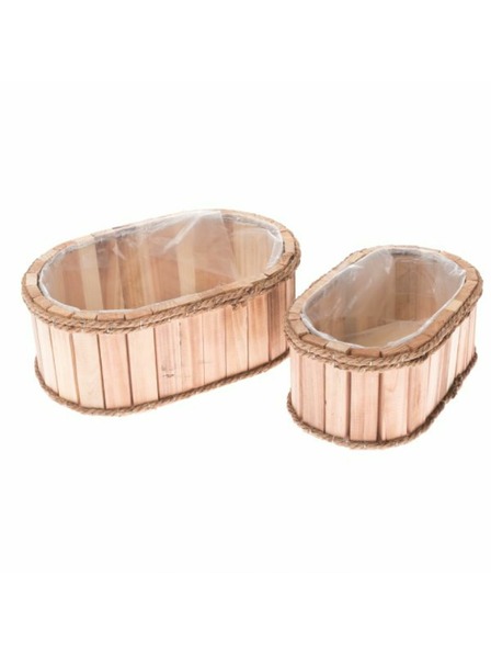 Casa de Engel Drvena navlaka za lonac s PVC-om - set od 2 komada, 0/16