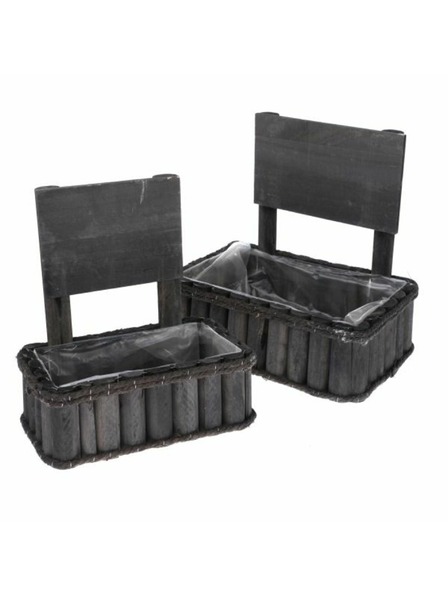 Casa de Engel Drveni poklopac za teglicu sa PVC-om - set od 2 komada, 0/8