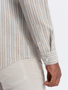 Ombre Clothing Muška pamučna košulja REGULAR FIT s finim prugama Ombre Clothing