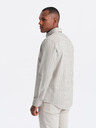 Ombre Clothing Muška pamučna košulja REGULAR FIT s finim prugama Ombre Clothing