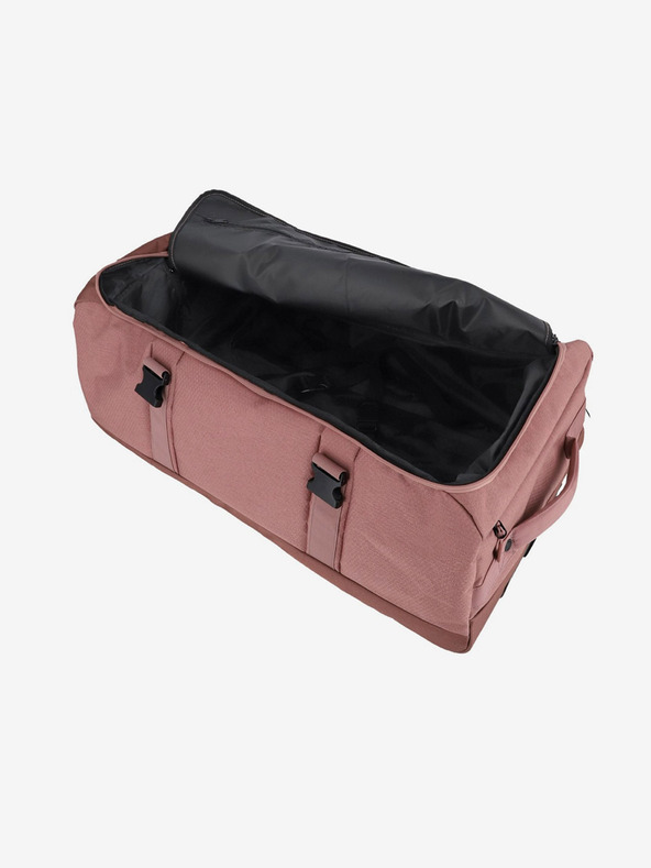 Travelite Ružičasta putna torba Travelite Kick Off Wheeled Duffle L Rosé