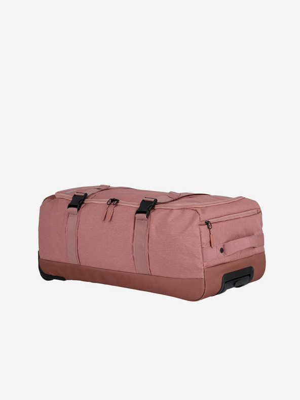 Travelite Ružičasta putna torba Travelite Kick Off Wheeled Duffle L Rosé