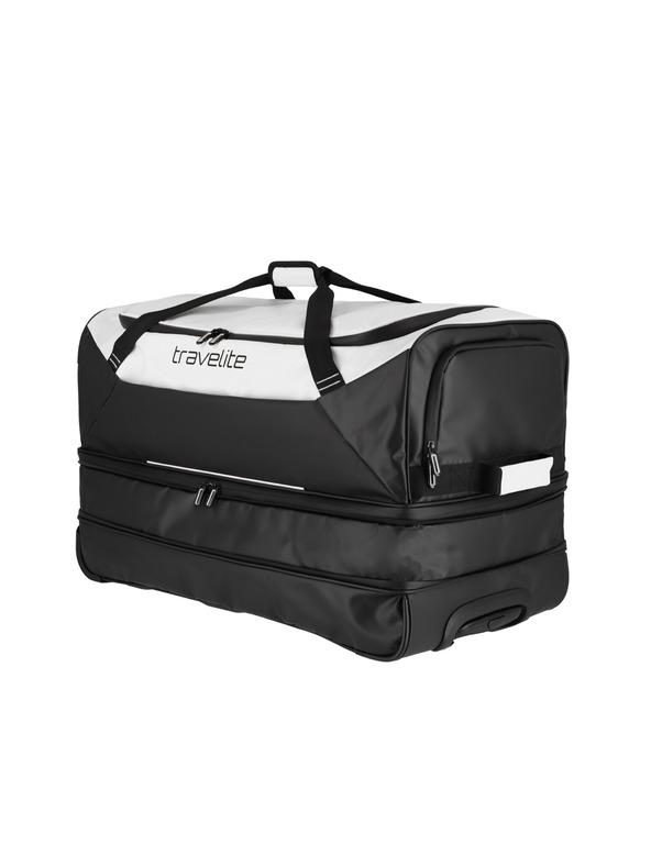 Travelite Travelite Basics Wheeled Duffle exp. Crno/bijelo