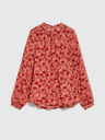 Moodo Moodo vino-narančasta ženska cvjetna bluza