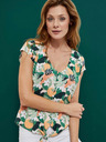 Moodo Moodo ženska zelena košulja s uzorkom