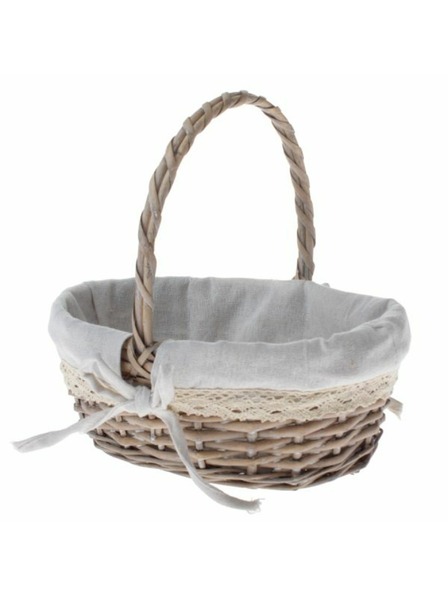 Casa de Engel Pletena košara s tkaninom, 0/24