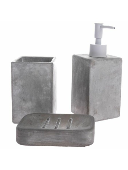 Casa de Engel Set kupaonskog pribora, cement, 0/12