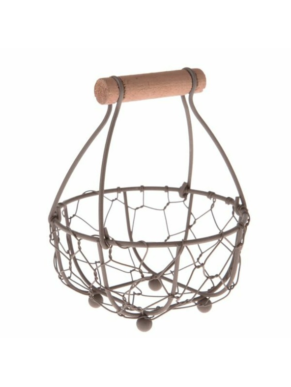 Casa de Engel Metalna košara, smeđa, 0/60