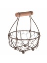 Casa de Engel Metalna košara, smeđa, 0/60
