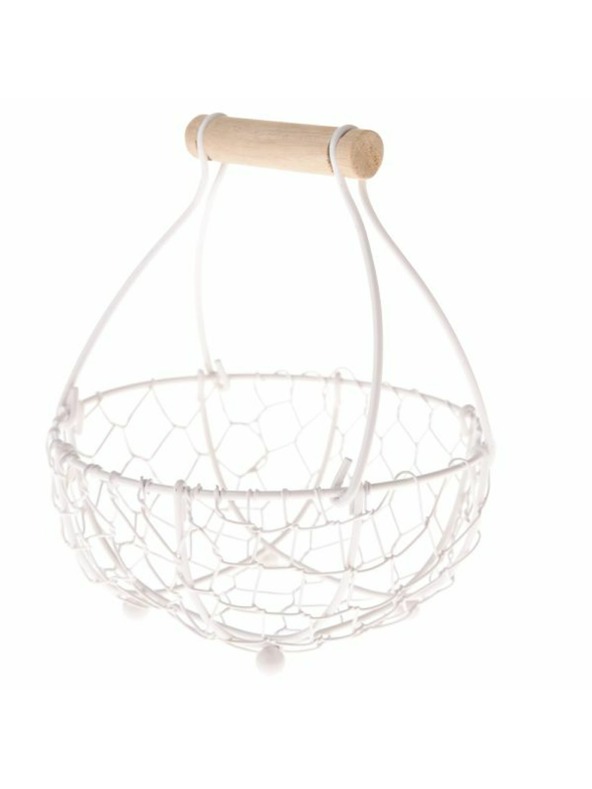 Casa de Engel Metalna košara, bijela, 0/60