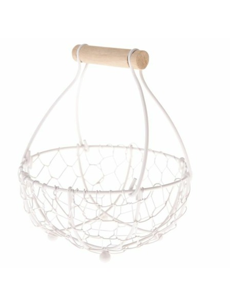 Casa de Engel Metalna košara, bijela, 0/60