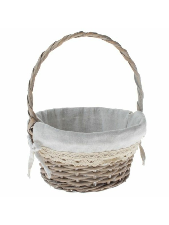 Casa de Engel Pletena košara s tkaninom, 0/24