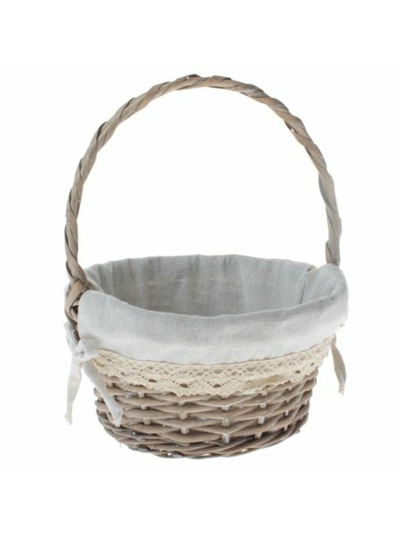 Casa de Engel Pletena košara s tkaninom, 0/24