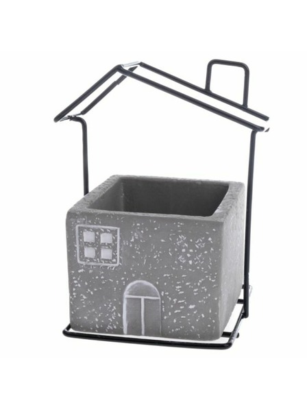 Casa de Engel Betonski poklopac za cvijeće s metalnom kućicom, 0/24