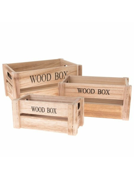 Casa de Engel Drveni sanduk - set od 3 komada, 0/12