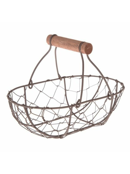 Casa de Engel Metalna košarica, smeđa, 0/80