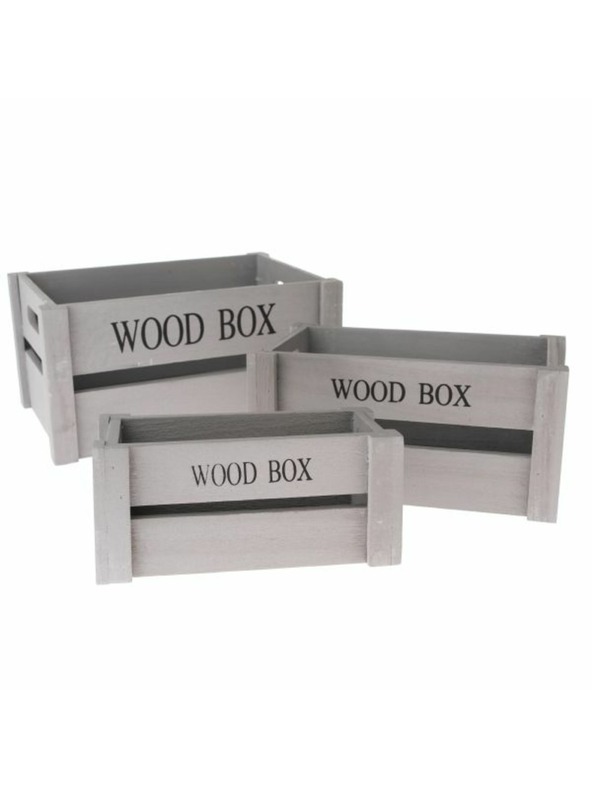 Casa de Engel Drveni sanduk - set od 3 komada, 0/12