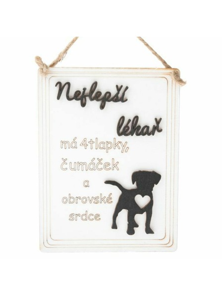 Casa de Engel Drvena viseća ploča s natpisom (CZ), 0/50