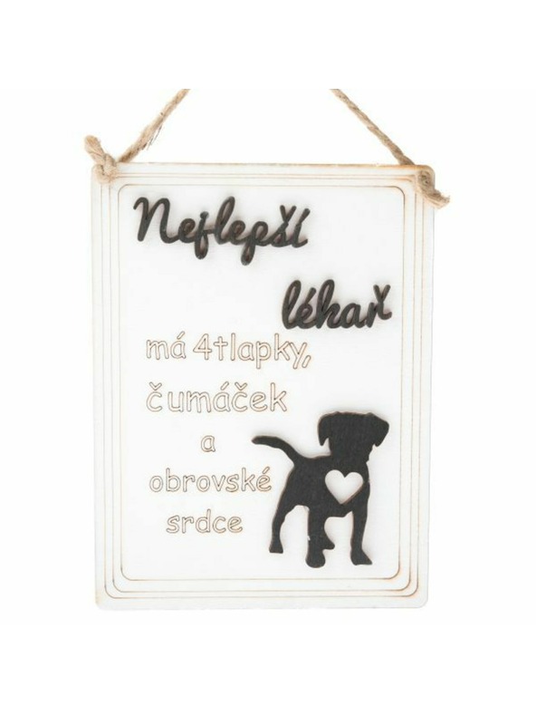 Casa de Engel Drvena viseća ploča s natpisom (CZ), 0/50