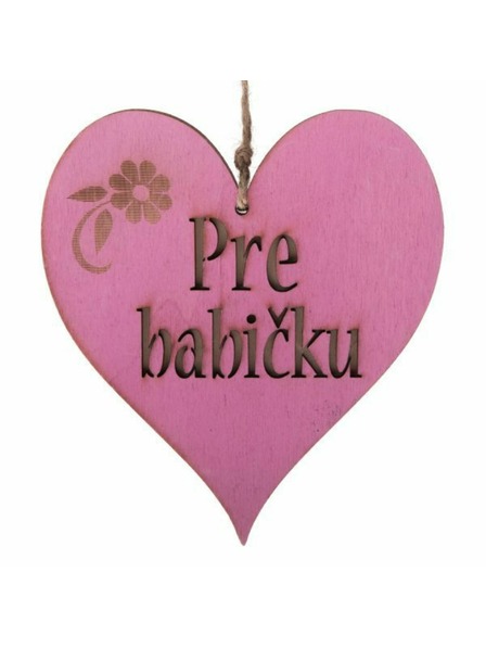 Casa de Engel Drveno viseće srce s natpisom (SK), 0/150