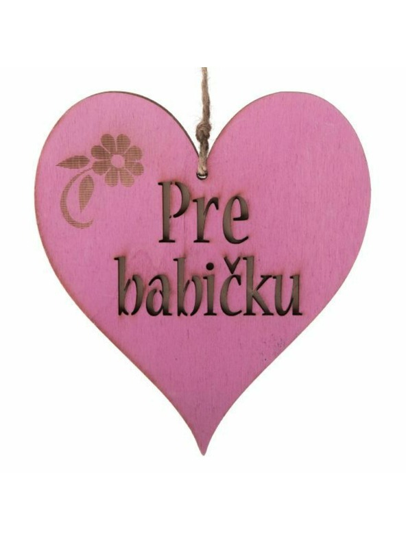 Casa de Engel Drveno viseće srce s natpisom (SK), 0/150