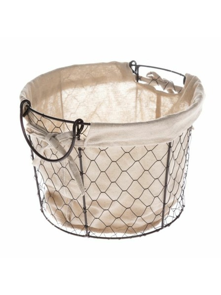 Casa de Engel Metalna košara s tkaninom, 0/16
