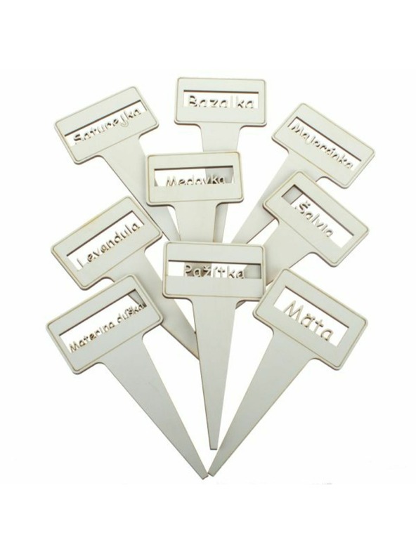 Casa de Engel Drveni štapići - začinsko bilje (SK), set od 9 komada, 0/25