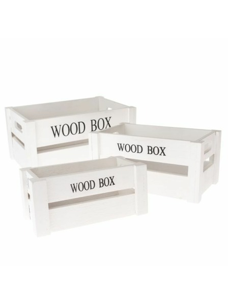 Casa de Engel Drveni sanduk - set od 3 komada, 0/12