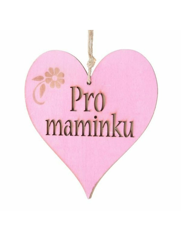 Casa de Engel Drveno viseće srce s natpisom (CZ), 0/150