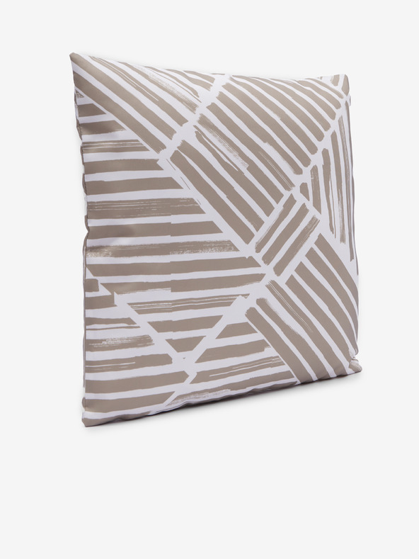 Kaemingk Bijelo-smeđi vanjski jastuk Kaemingk