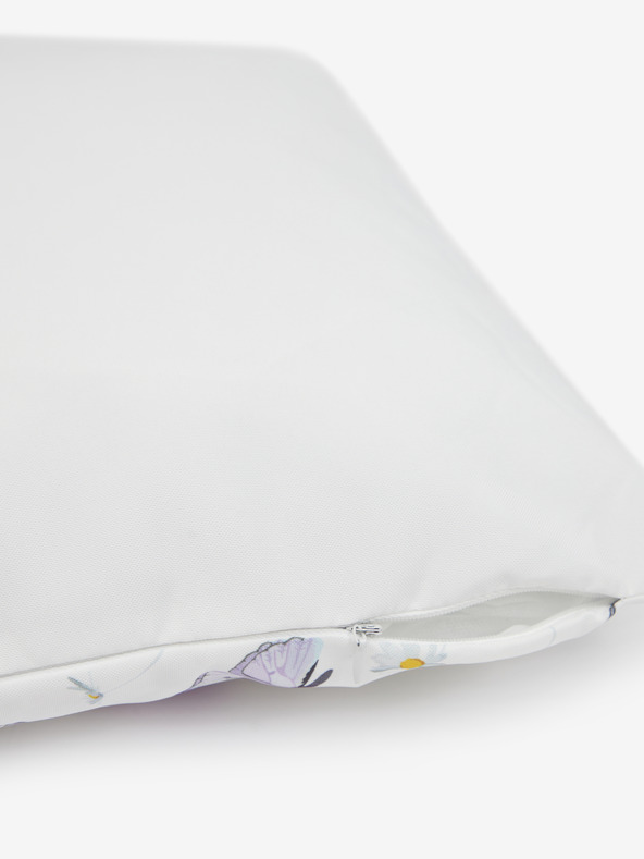 Kaemingk Bijeli vanjski jastuk s Kaemingk motivom