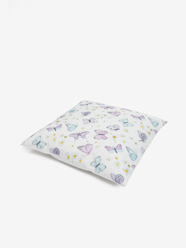 Kaemingk Bijeli vanjski jastuk s Kaemingk motivom