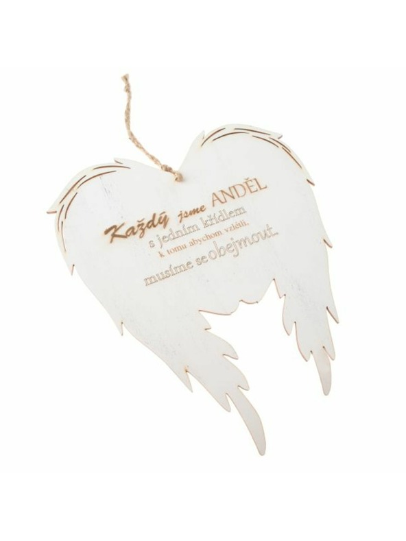 Casa de Engel Drvena viseća krila s natpisom (CZ), 0/50