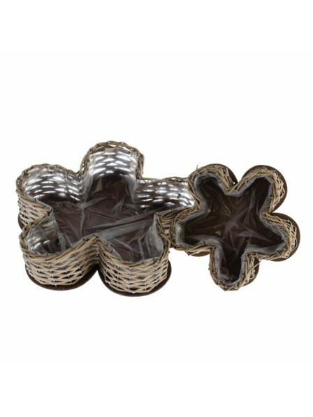 Casa de Engel Ratanske saksije s PVC-om - set od 2 komada, 0/10