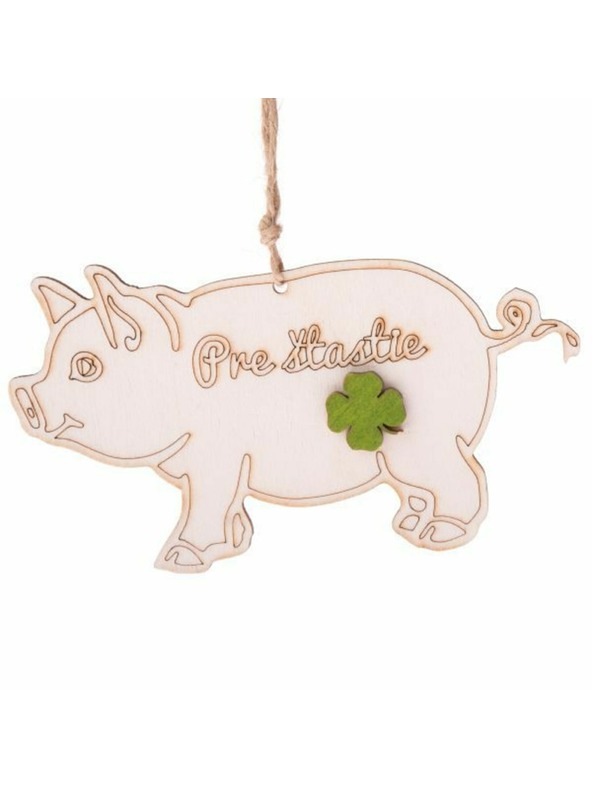 Casa de Engel Drvena viseća figura prasca s natpisom (SK), 0/200