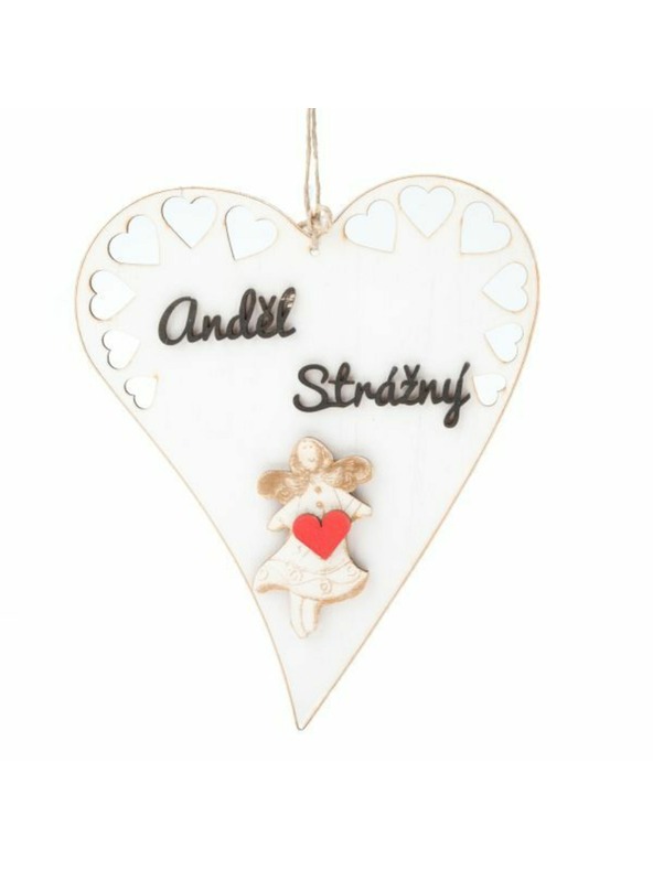 Casa de Engel Drveno viseće srce s natpisom (CZ), 0/50